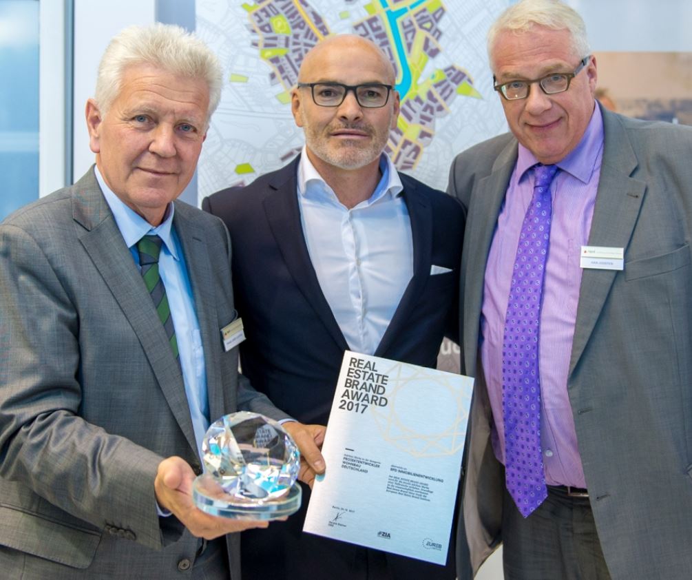 Preisverleihung Real Estate Best Brand Award 2017
